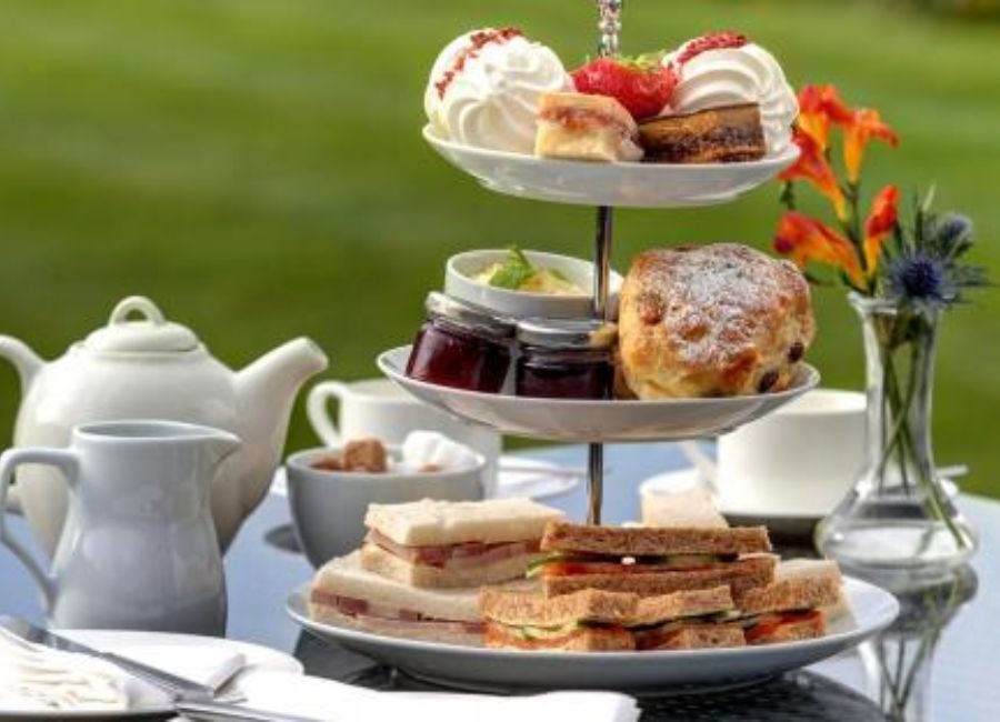 Enjoy afternoon tea at The Burgoyne